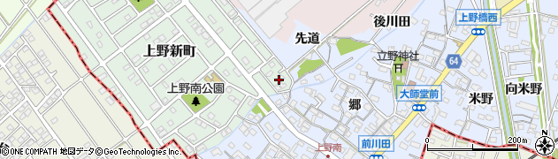 愛知県犬山市上野新町517周辺の地図