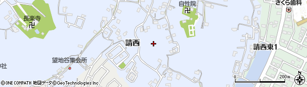 千葉県木更津市請西周辺の地図