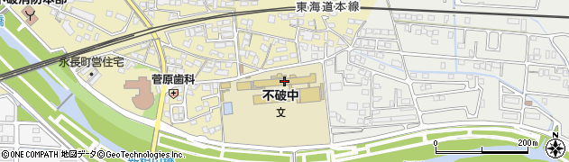 垂井町立不破中学校周辺の地図