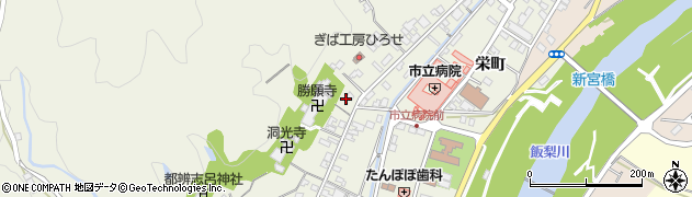 島根県安来市広瀬町広瀬新市町1579周辺の地図