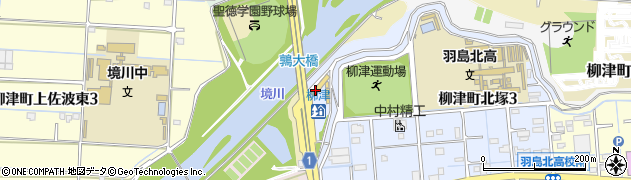 道の駅柳津周辺の地図