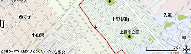 愛知県犬山市上野新町36周辺の地図
