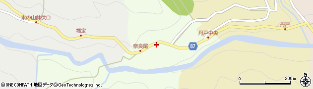 兵庫県養父市奈良尾202周辺の地図