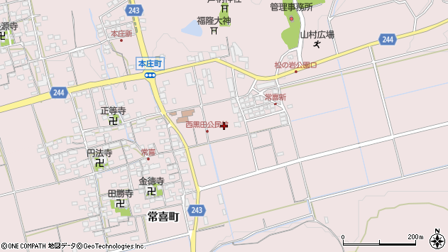 〒526-0823 滋賀県長浜市常喜町の地図