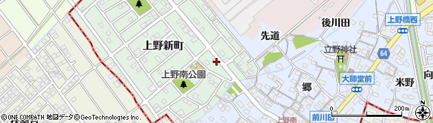 愛知県犬山市上野新町377周辺の地図