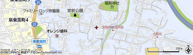 成山陶苑周辺の地図