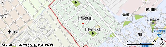 愛知県犬山市上野新町267周辺の地図