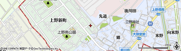 愛知県犬山市上野新町507周辺の地図