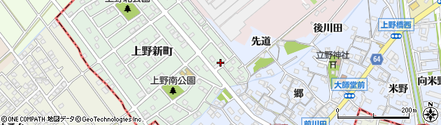 愛知県犬山市上野新町505周辺の地図