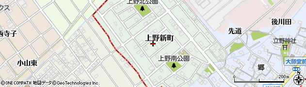 愛知県犬山市上野新町258周辺の地図