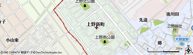 愛知県犬山市上野新町265周辺の地図
