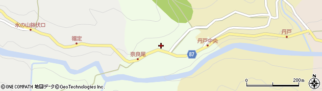 兵庫県養父市奈良尾137周辺の地図