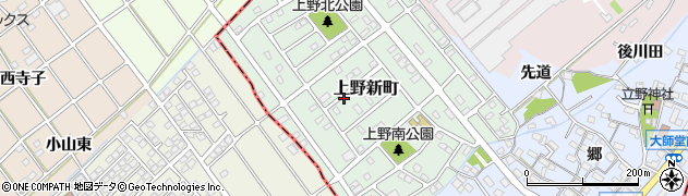愛知県犬山市上野新町257周辺の地図