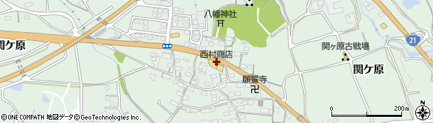 西村商店周辺の地図