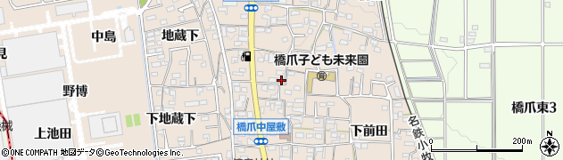 愛知県犬山市橋爪大浦屋敷周辺の地図