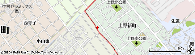 愛知県犬山市上野新町31周辺の地図