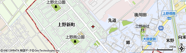 愛知県犬山市上野新町501周辺の地図