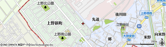 愛知県犬山市上野新町527周辺の地図
