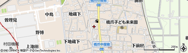 愛知県犬山市橋爪大浦屋敷11周辺の地図