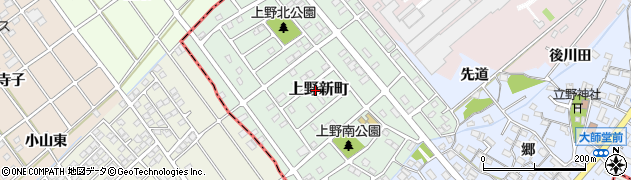 愛知県犬山市上野新町260周辺の地図