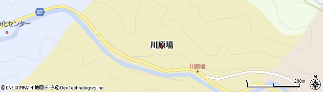 兵庫県養父市川原場周辺の地図