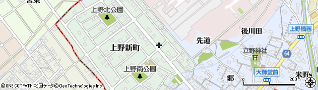 愛知県犬山市上野新町495周辺の地図