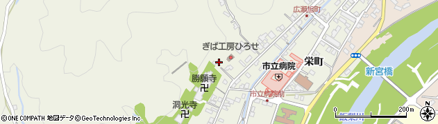 島根県安来市広瀬町広瀬旭町1598周辺の地図