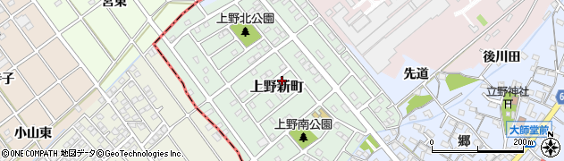 愛知県犬山市上野新町262周辺の地図