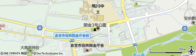 関金3号公園周辺の地図