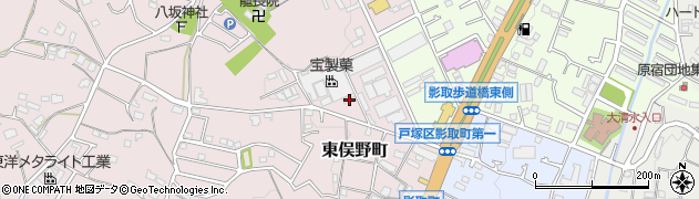 神奈川県横浜市戸塚区東俣野町1756周辺の地図