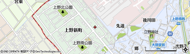愛知県犬山市上野新町495-2周辺の地図
