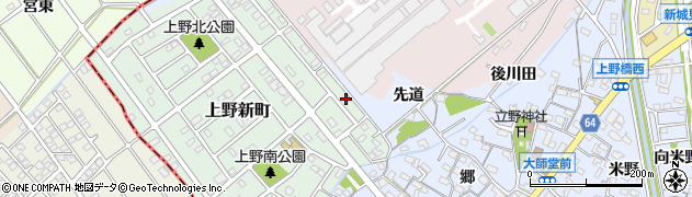 愛知県犬山市上野新町530周辺の地図