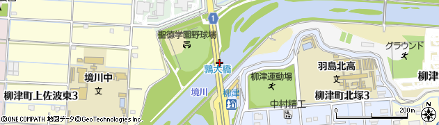 鶉大橋周辺の地図
