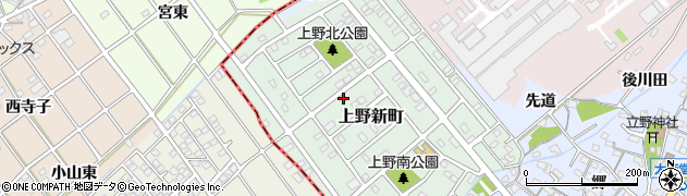 愛知県犬山市上野新町239周辺の地図