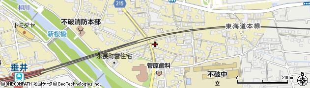 岐阜県不破郡垂井町2404周辺の地図