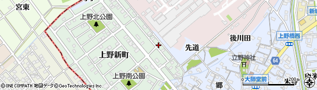 愛知県犬山市上野新町535周辺の地図