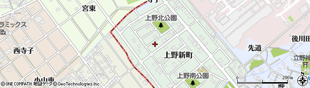 愛知県犬山市上野新町211周辺の地図