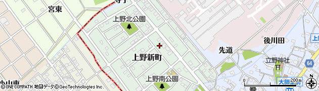 愛知県犬山市上野新町393周辺の地図