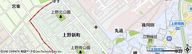 愛知県犬山市上野新町538周辺の地図