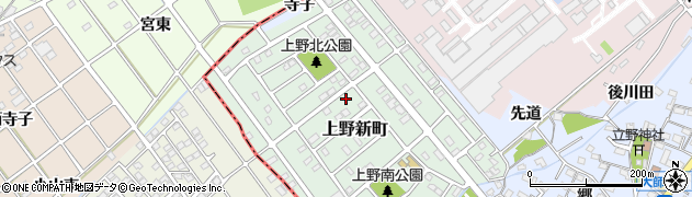 愛知県犬山市上野新町242周辺の地図