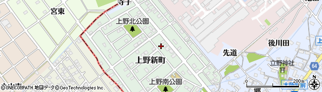 愛知県犬山市上野新町395周辺の地図