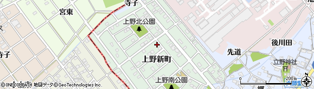 愛知県犬山市上野新町244-2周辺の地図