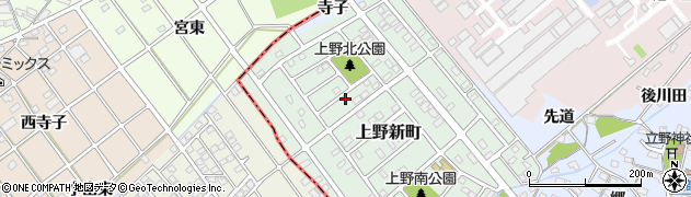 愛知県犬山市上野新町215周辺の地図