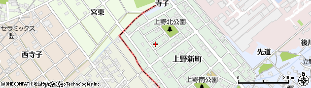 愛知県犬山市上野新町173周辺の地図