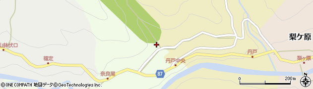 兵庫県養父市奈良尾124周辺の地図