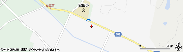 島根県安来市伯太町安田中158周辺の地図