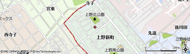 愛知県犬山市上野新町217周辺の地図