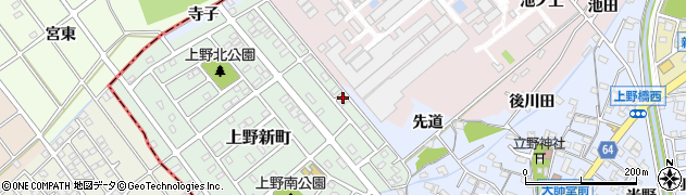 愛知県犬山市上野新町539周辺の地図