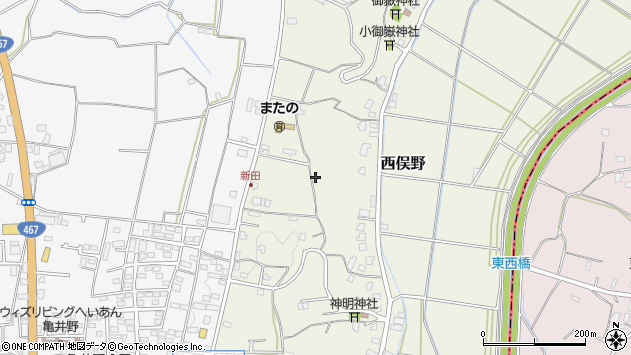 〒252-0812 神奈川県藤沢市西俣野の地図