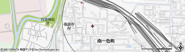 岐阜県大垣市南一色町周辺の地図